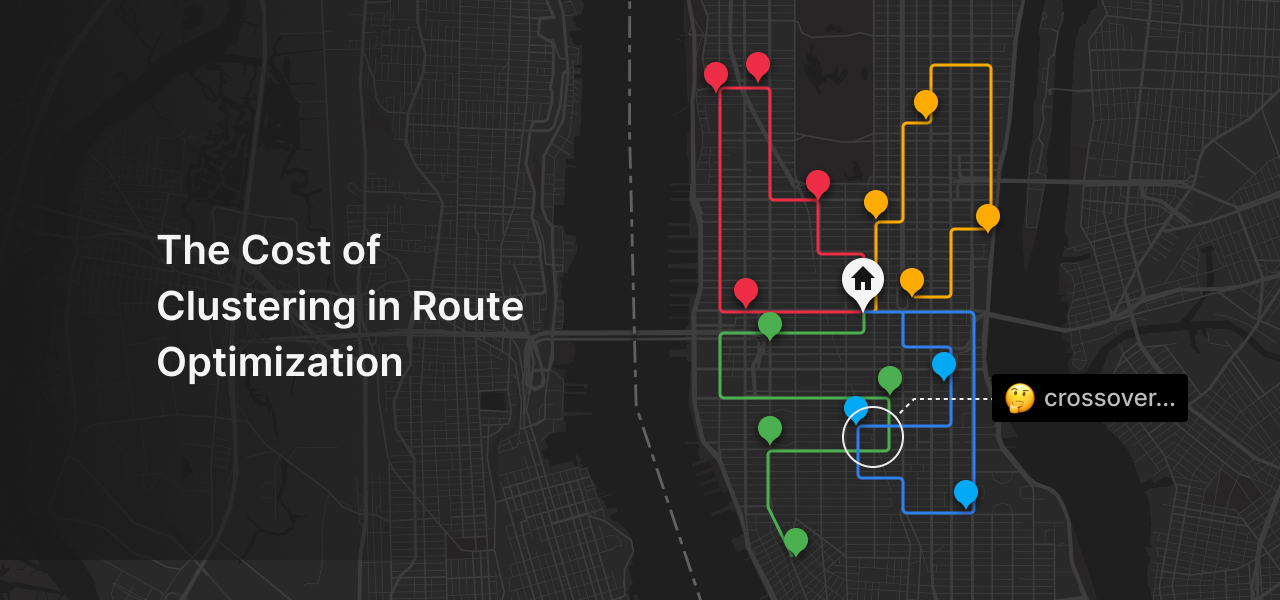 The Cost of Clustering in Route Optimization